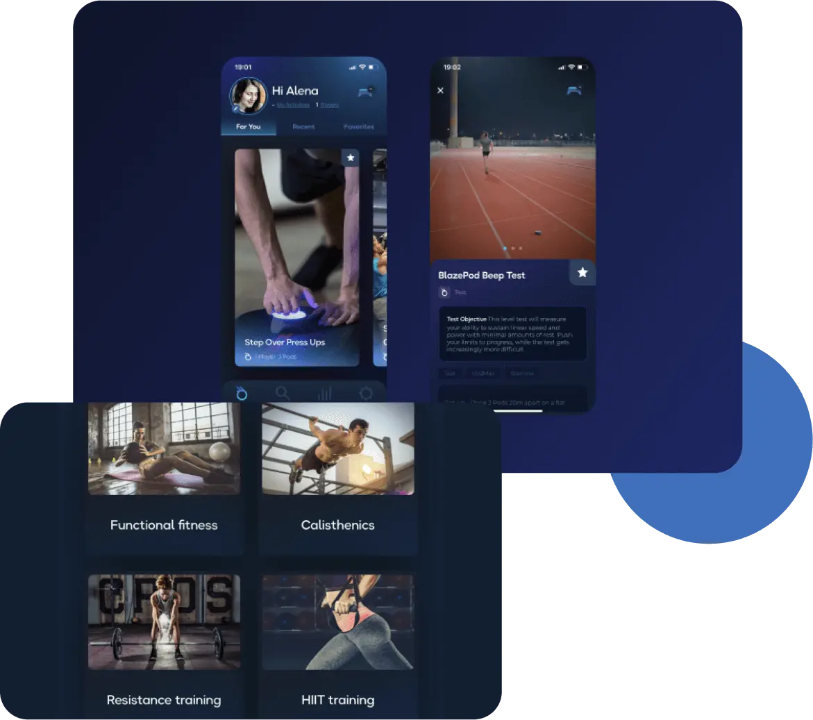 Fitness app development